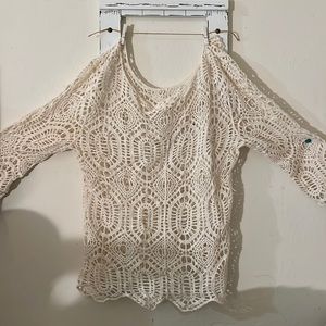 Lace Mid Sleeve Blouse
